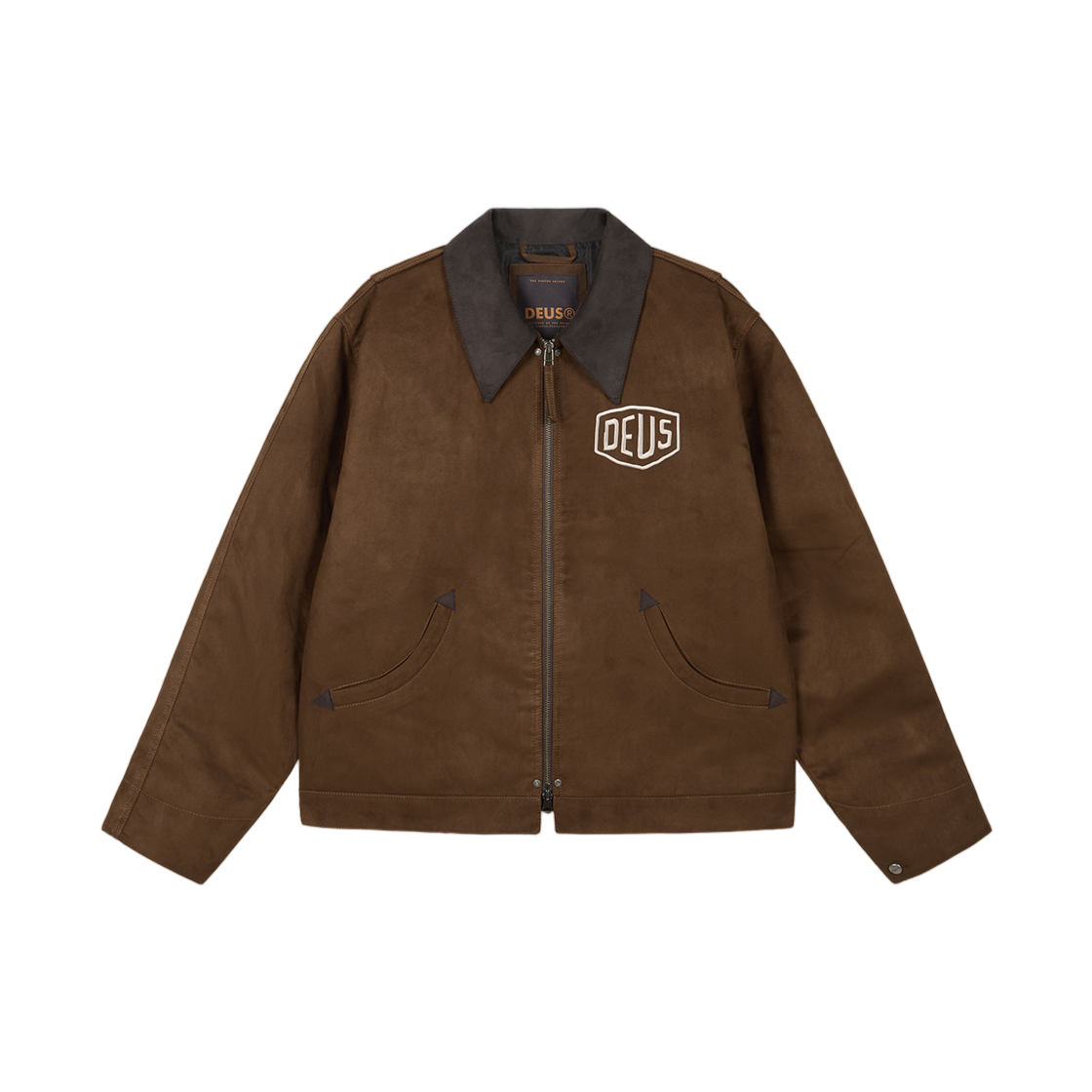 데우스 엑스 마키나 스웨이드 로어 워크 자켓 브라운(Deus Ex Machina Suede Roar Work Jacket Brown) - 2