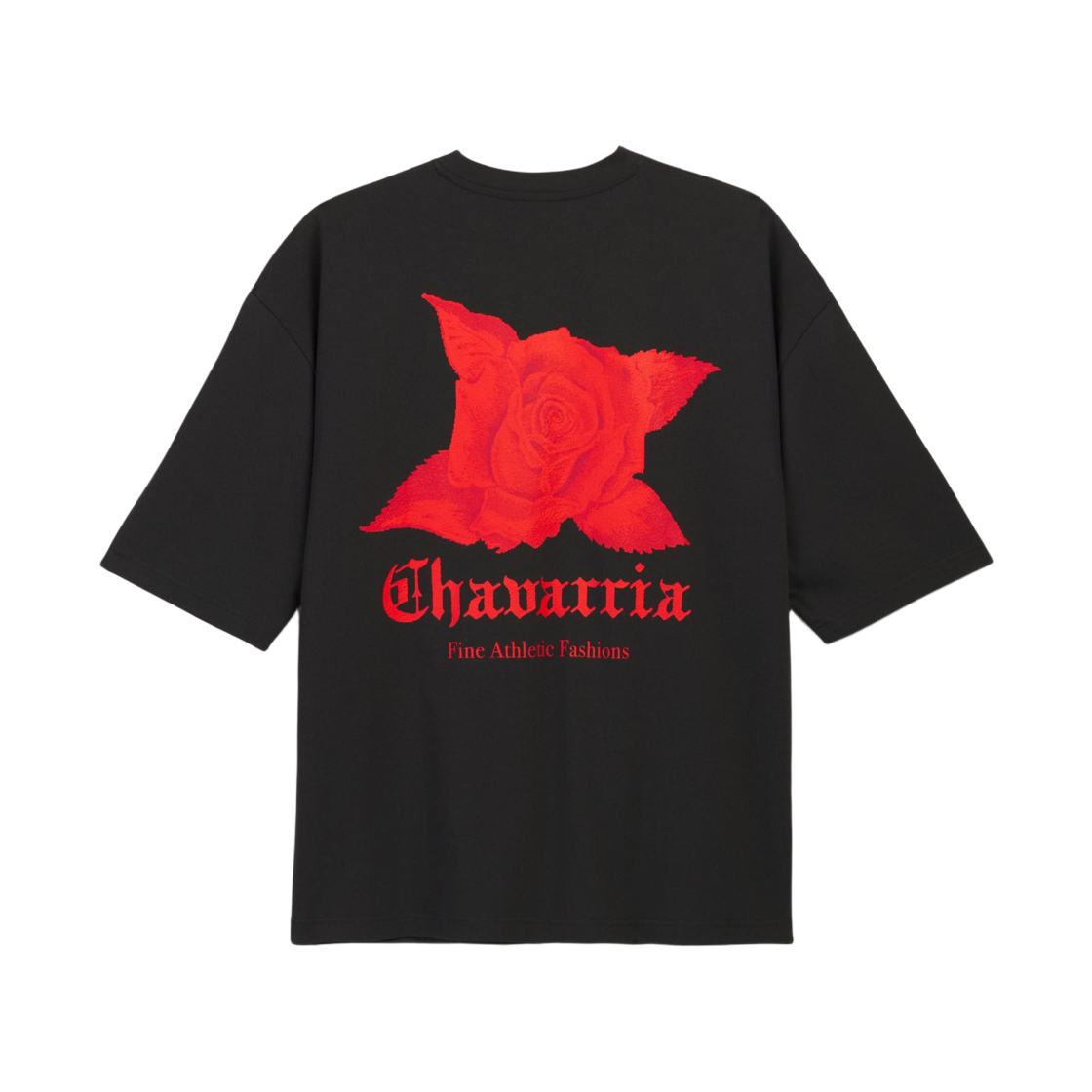 KZ3115 Adidas x Willy Chavarria Rose T-Shirt Black Red - KR Sizing