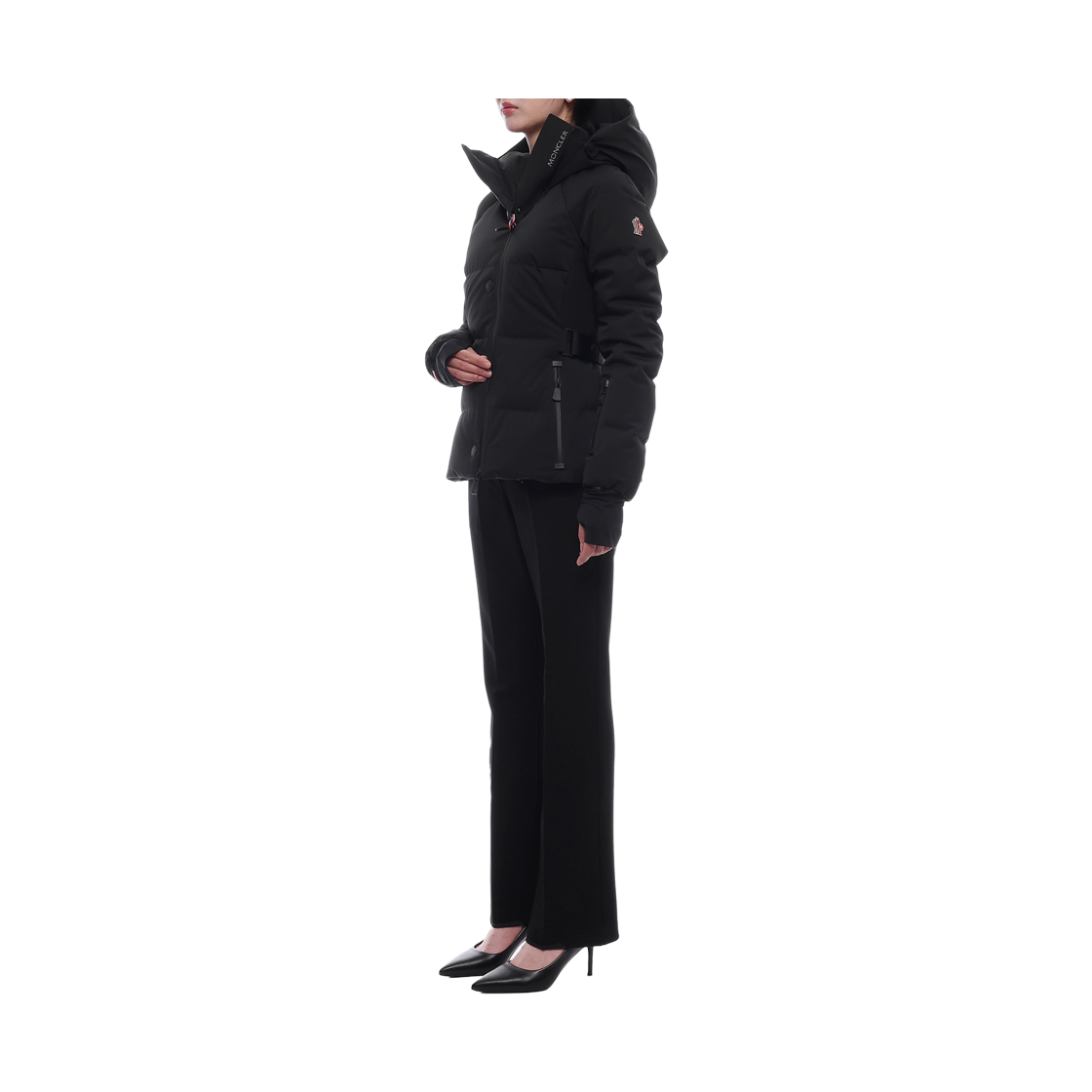 [15% 쿠폰] (W) 몽클레르 가이안 후드 다운 스키 자켓 블랙 - 25FW([15% 쿠폰] (W) Moncler Guyane Hooded Down Ski Jacket Black - 25FW) - 4