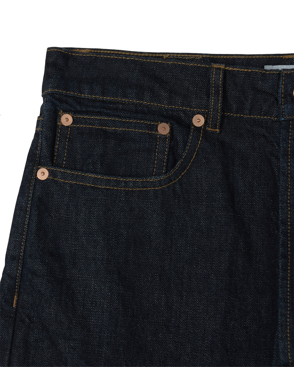 선데이세레머니 스트레이트 재패니즈 데님 팬츠 - 로우 인디고(Sunday Ceremony Straight Japanese Denim Pants - Raw Indigo) - 3