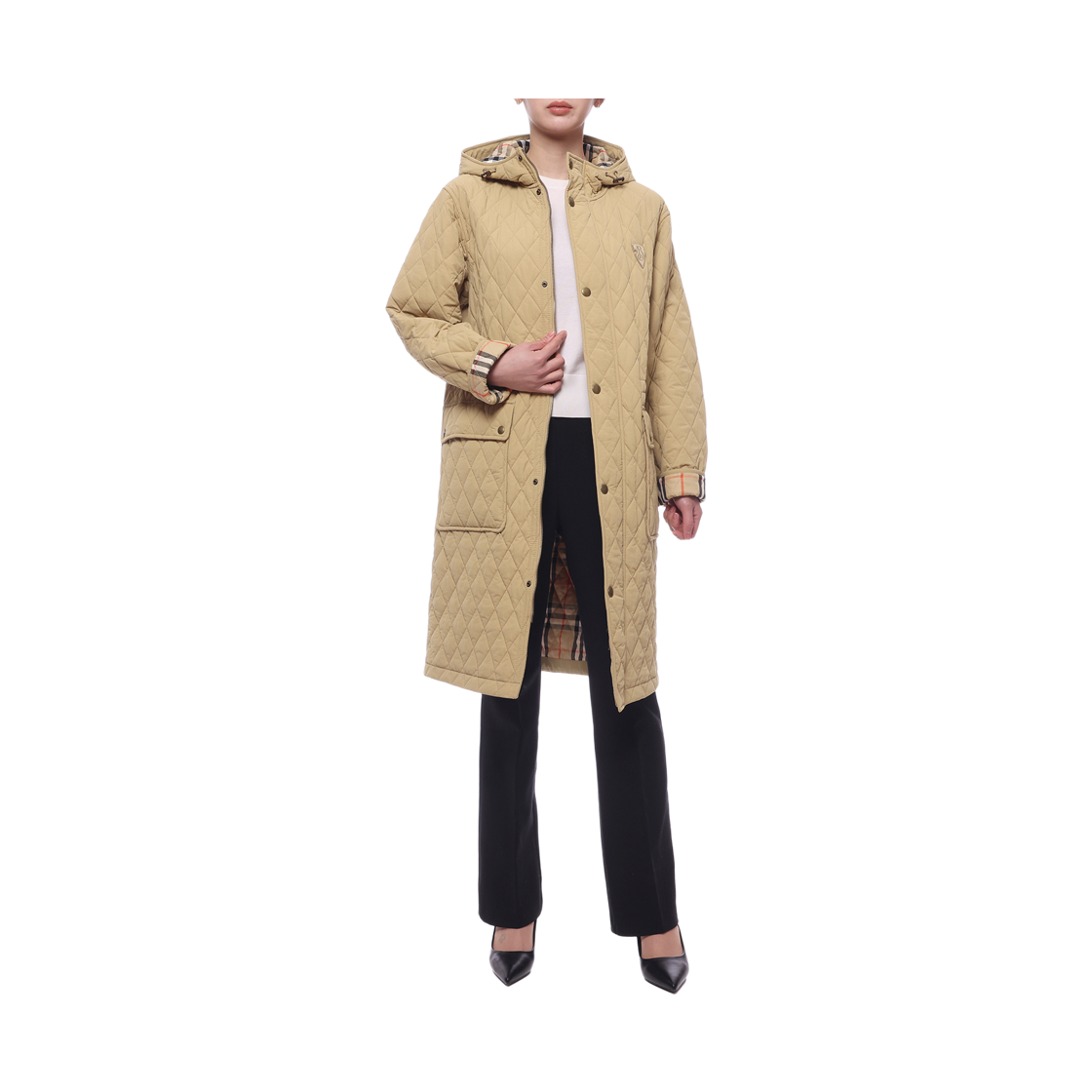[15% 쿠폰] (W) 버버리 나일론 파카 플랙스 샌드([15% 쿠폰] (W) Burberry Nylon Parka Flax Sand) - 3