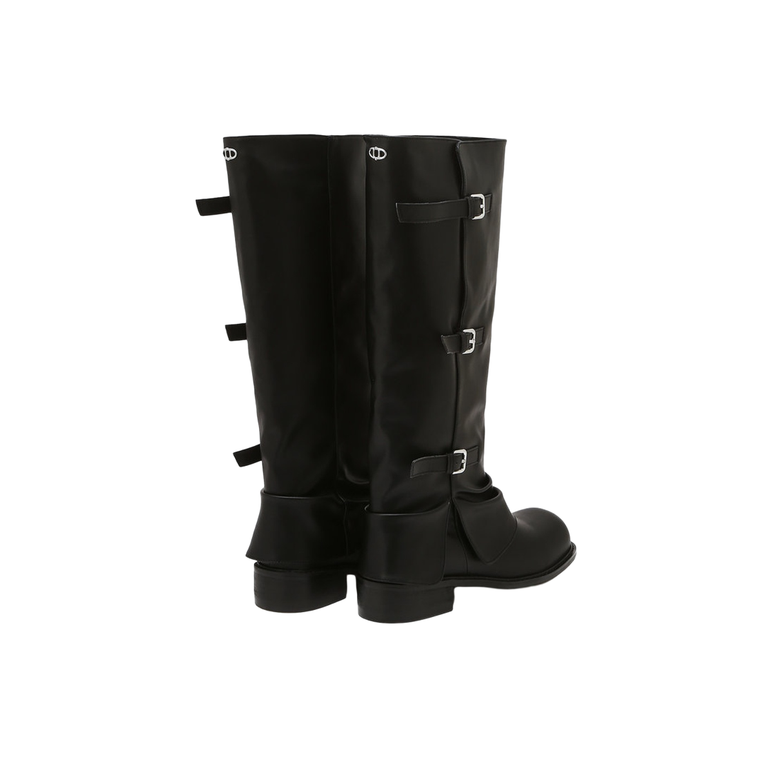 아떼 바네사브루노 액세사리 블랙 투웨이 버클 부츠 AASO6F398BK 블랙(Athe Vanessabruno Acc Black Two-Way Buckle Boots Black) - 3