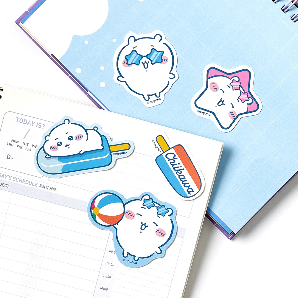 대원미디어 먼작귀 캐릭터 치이카와 썸머 스티커팩(Daewonmedia Chiikawa Summer Sticker Pack) - 3