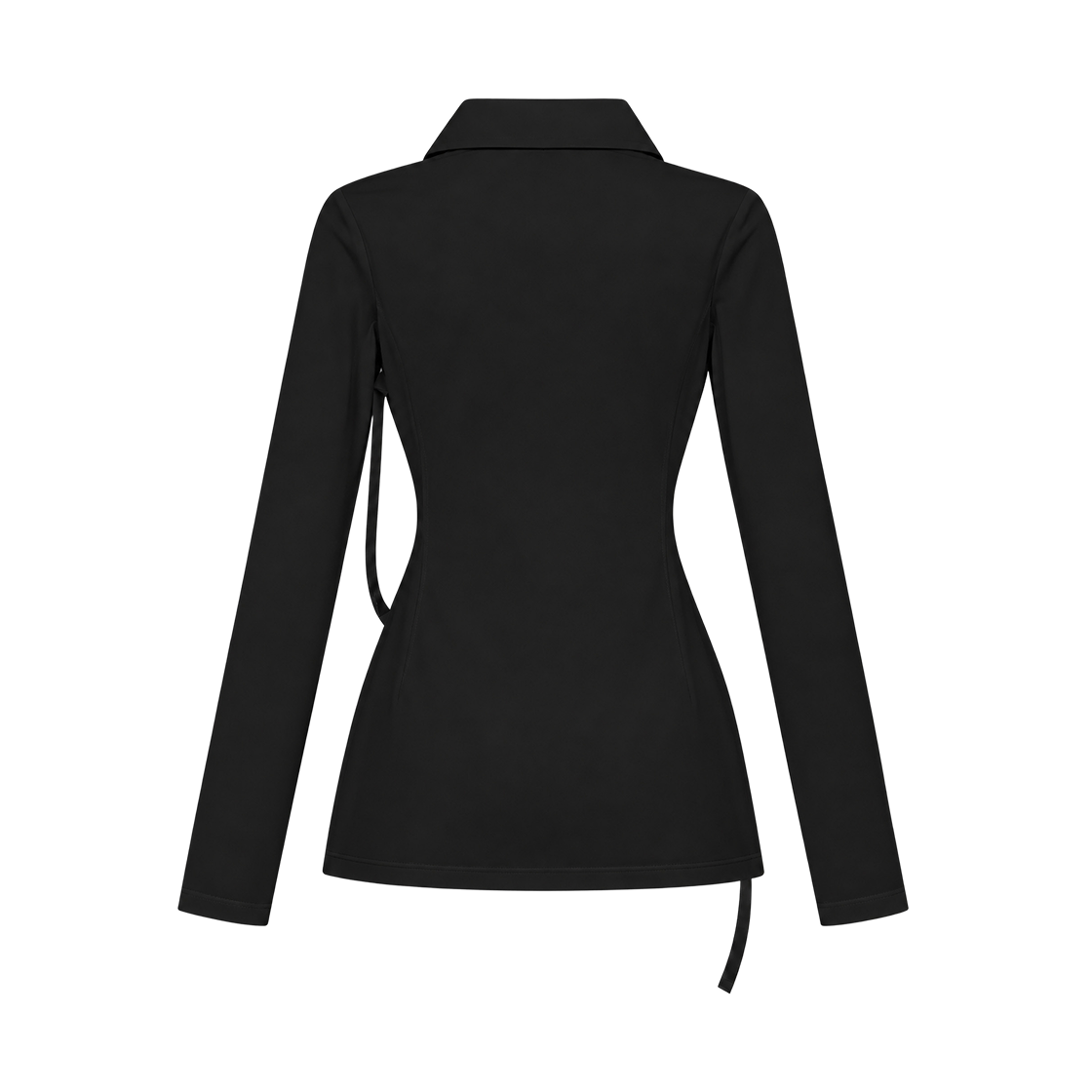 본네 스트랩 셔츠 드레스 블랙(Bonnae strap shirt dress Black) - 2