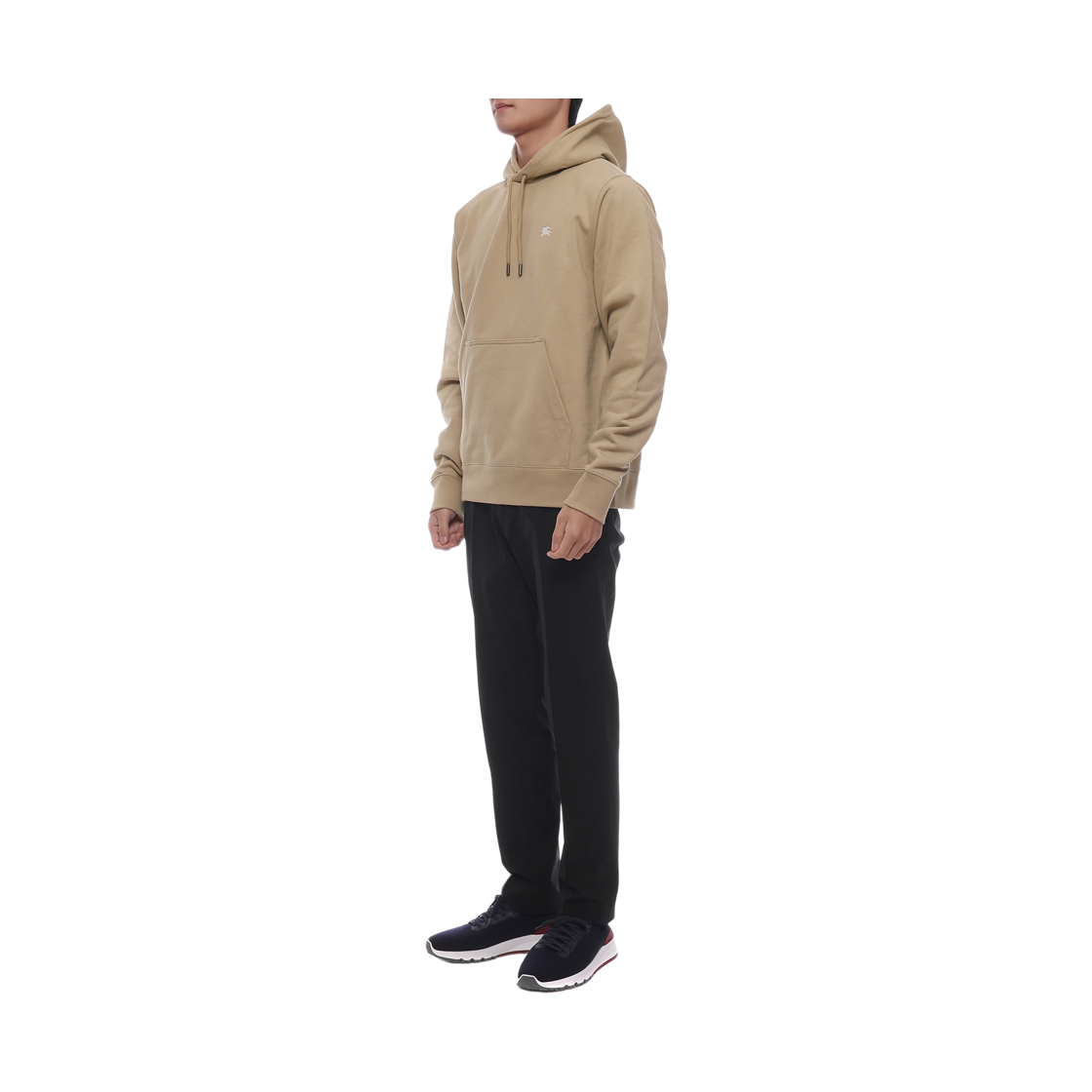 [15% 쿠폰] 버버리 슬림 핏 나이트 스탬프 코튼 후드 플랙스 베이지([15% 쿠폰] Burberry Slim Fit Knight Stamp Cotton Hoodie Flax Beige) - 4