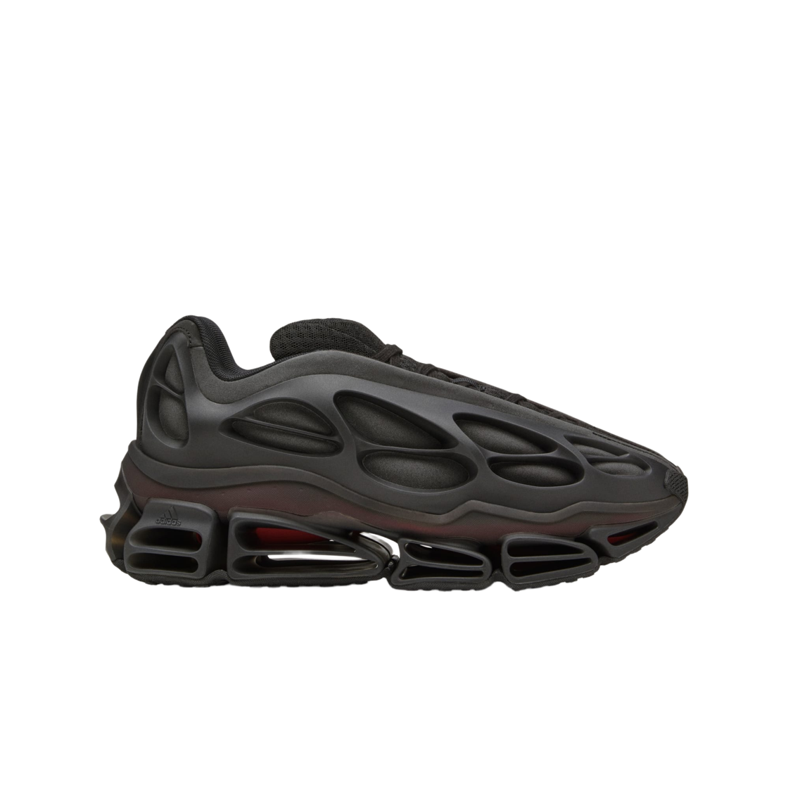 KJ2033 Adidas x Willy Chavarria Megaride Bones Core Black Better Scarlet