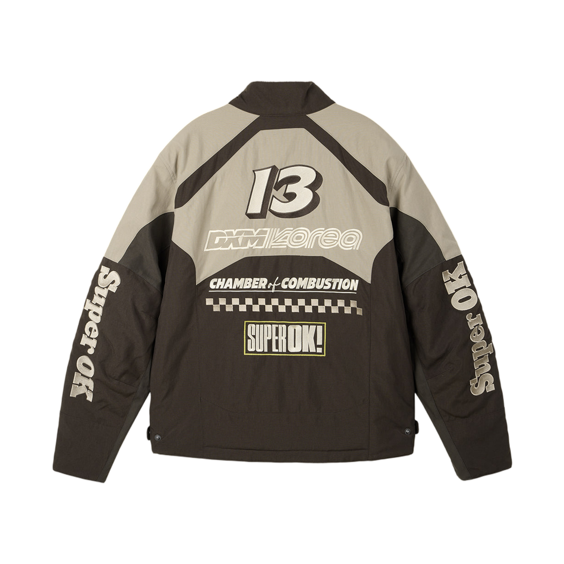 데우스 엑스 마키나 바이커 스탠드 넥 점퍼 브라운(Deus Ex Machina Biker Stand Neck Jumper Brown) - 2