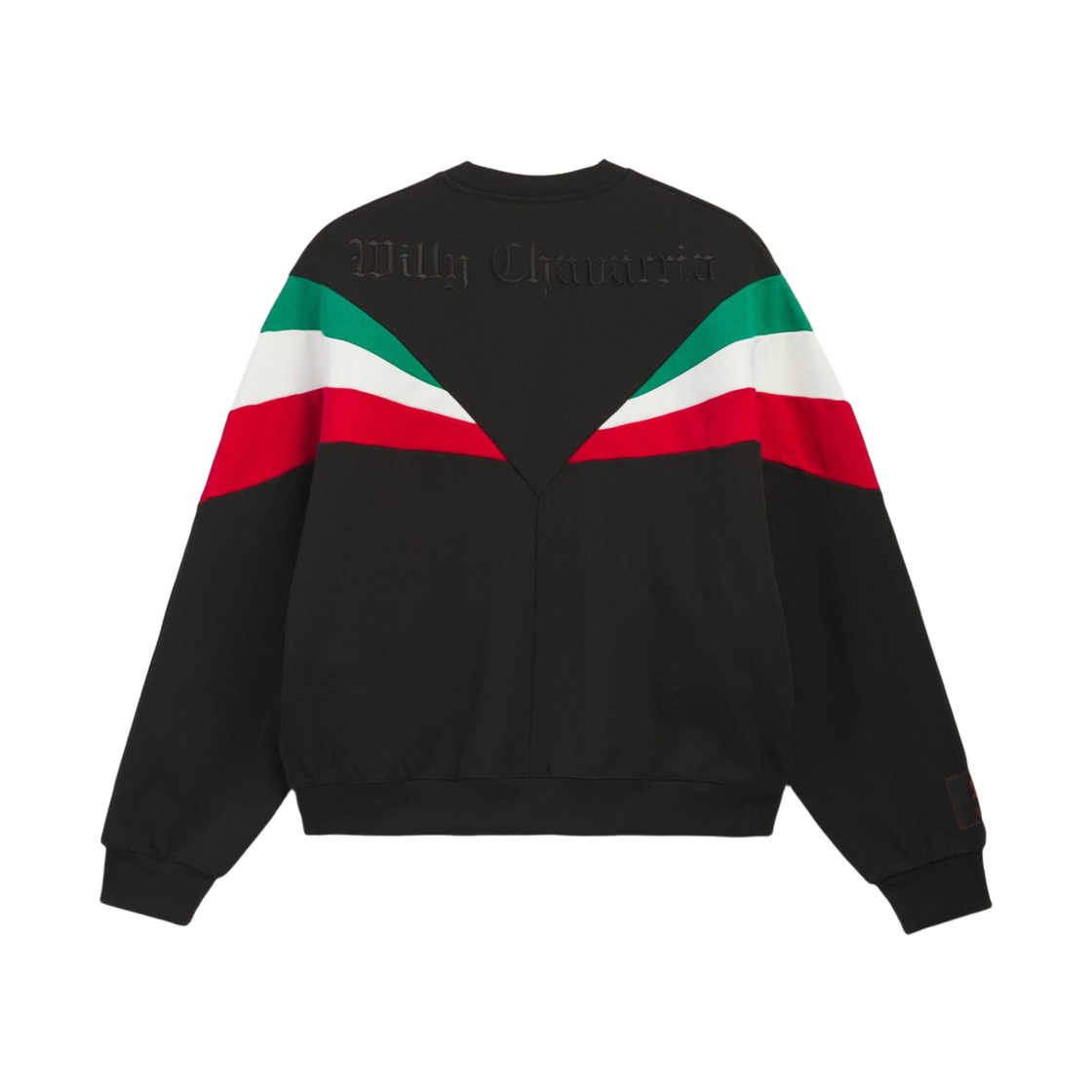 아디다스 x 윌리 차바리아 프렌치 테리 크루넥 블랙 - KR 사이즈(Adidas x Willy Chavarria French Terry Crewneck Black - KR Sizing) - 2