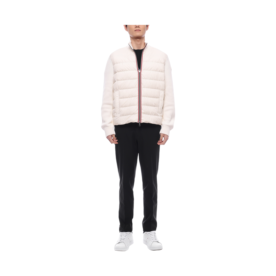 [15% 쿠폰] 몽클레어 패딩 집업 가디건 아이보리 - 25SS([15% 쿠폰] Moncler Padding Zip Up Cardigan Ivory - 25SS) - 3