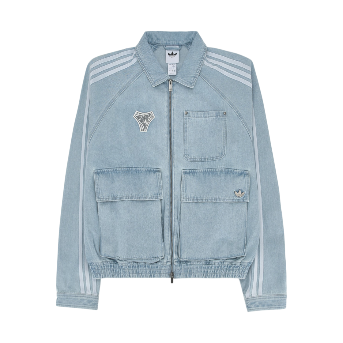 KX4824 Adidas Adilenium 5.0 Denim Jacket Light Blue - KR Sizing