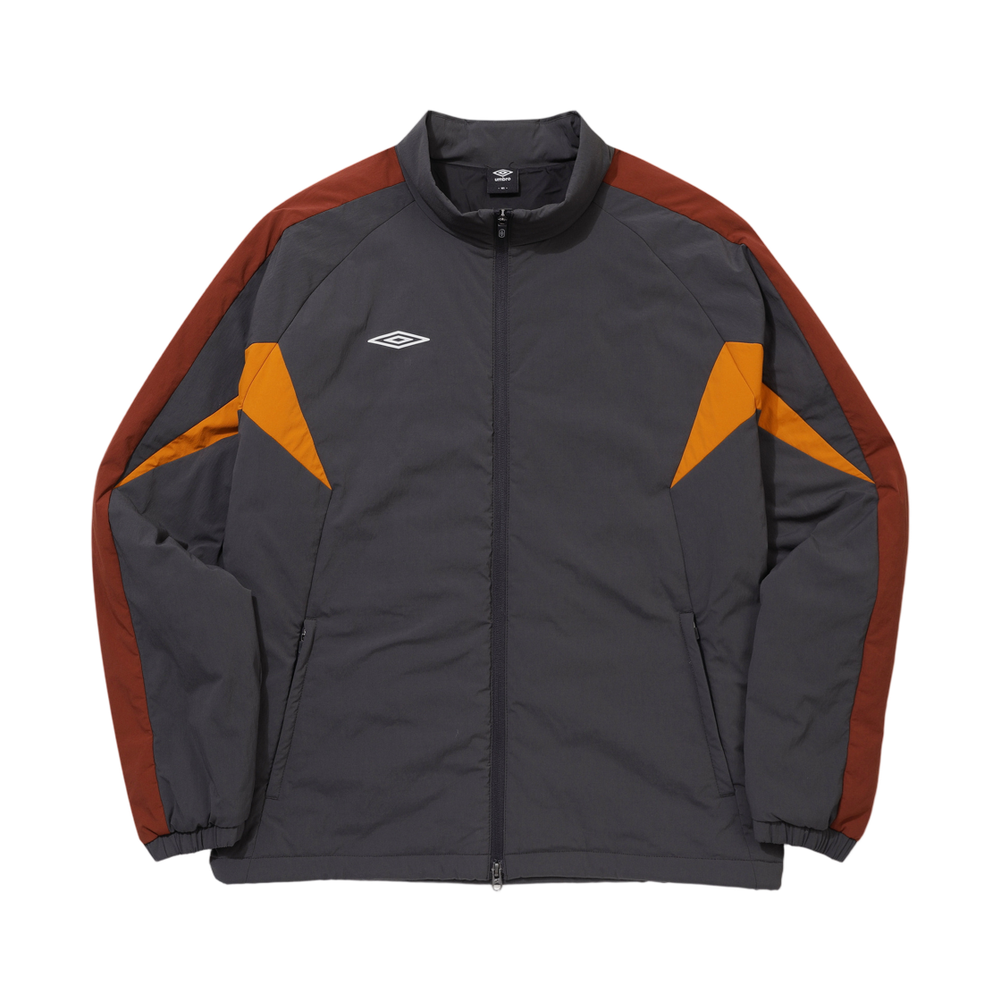 UR421SPJN9-DCH0 Umbro Iconic Insulation Stand Neck Jacket Dark Charcoal