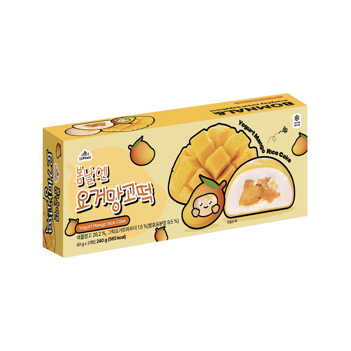 YG001_copy Bomnal& Yogurt Mango Tteok (80g x 3ea)