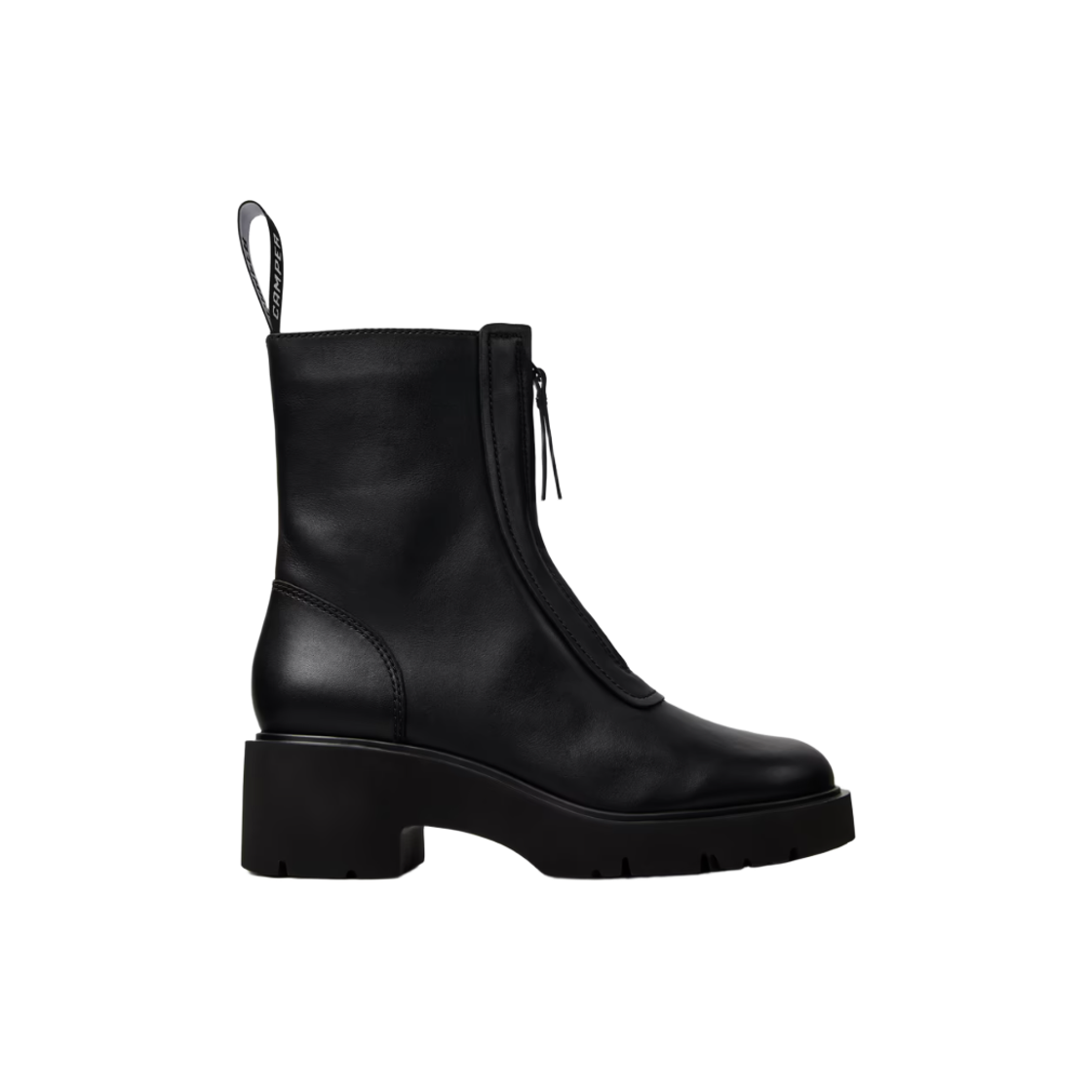 K400776-001 (W) Camper Milah Leather Ankle Boots Black