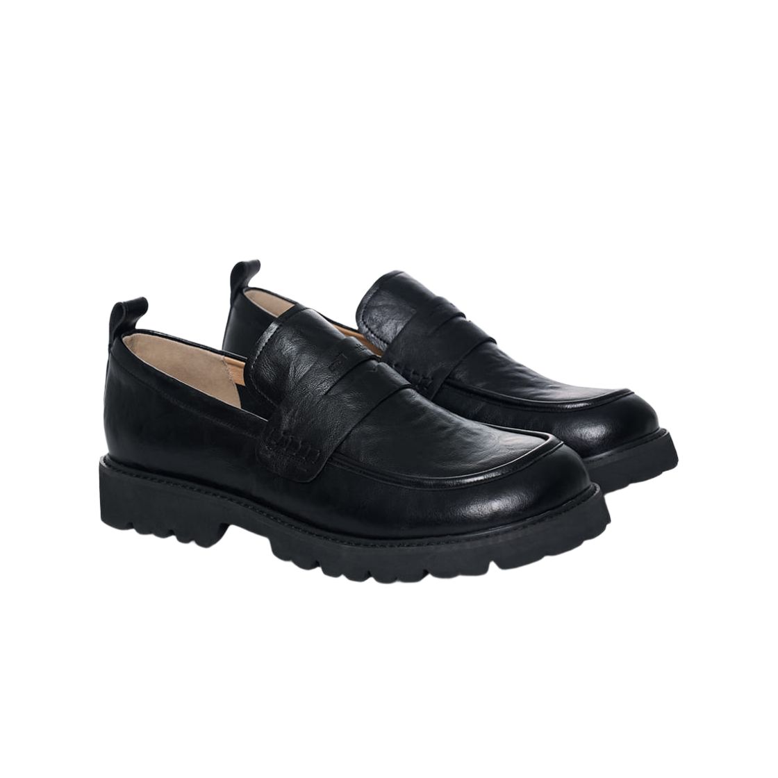 마뗑킴 슬라우치 로퍼 블랙(Matin Kim Slouch Loafer In Black) - 2