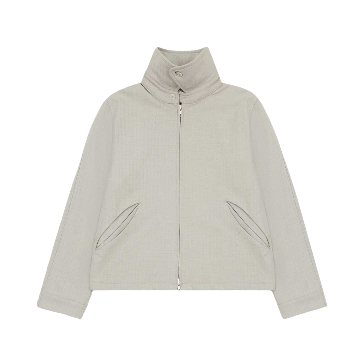 사파리스팟 헤링본 패디드 블루종 베이(Safarispot Harringbone Padded Blouson Beige) - 3