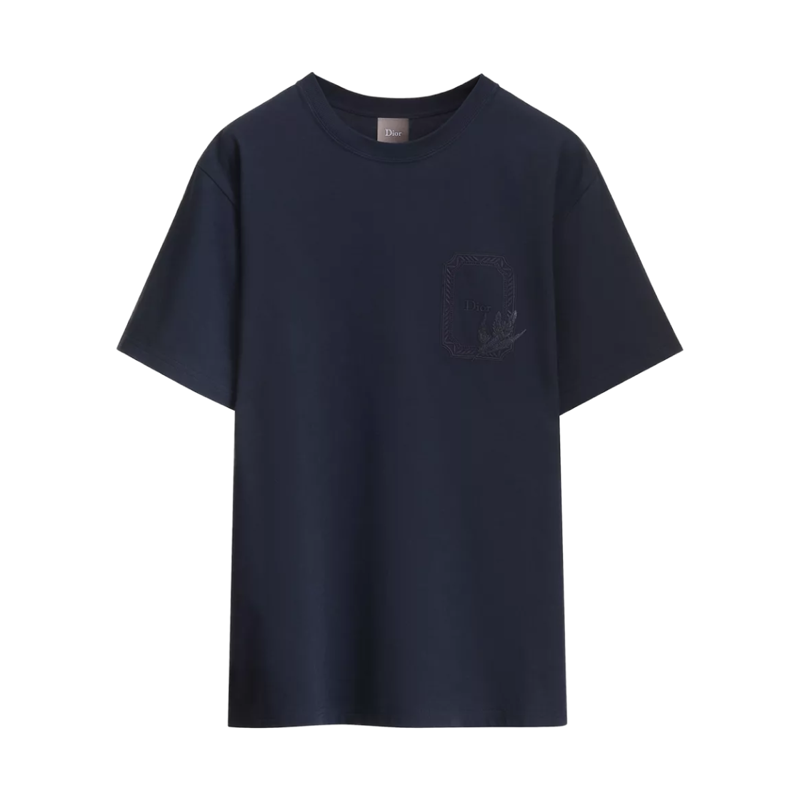 643J671A3947-C585 Dior Medaillon Colibri T-Shirt Relaxed Fit Blue