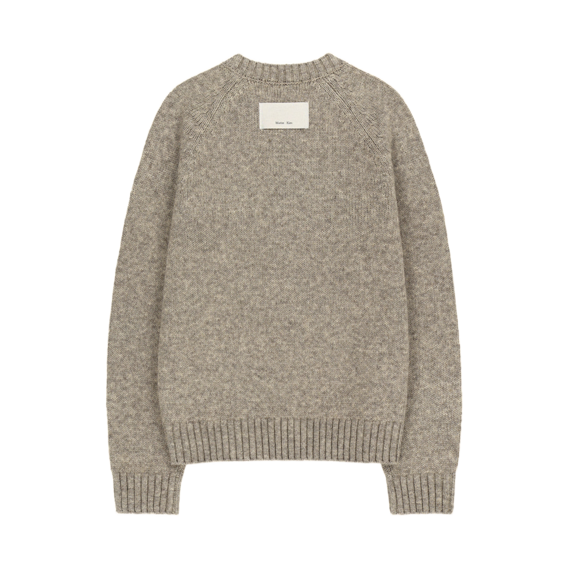 마뗑킴 버튼 포인트 헨리 넥 로고 니트 탑 베이지(Matin Kim Button Point Henley Neck Logo Knit Top In Beige) - 2