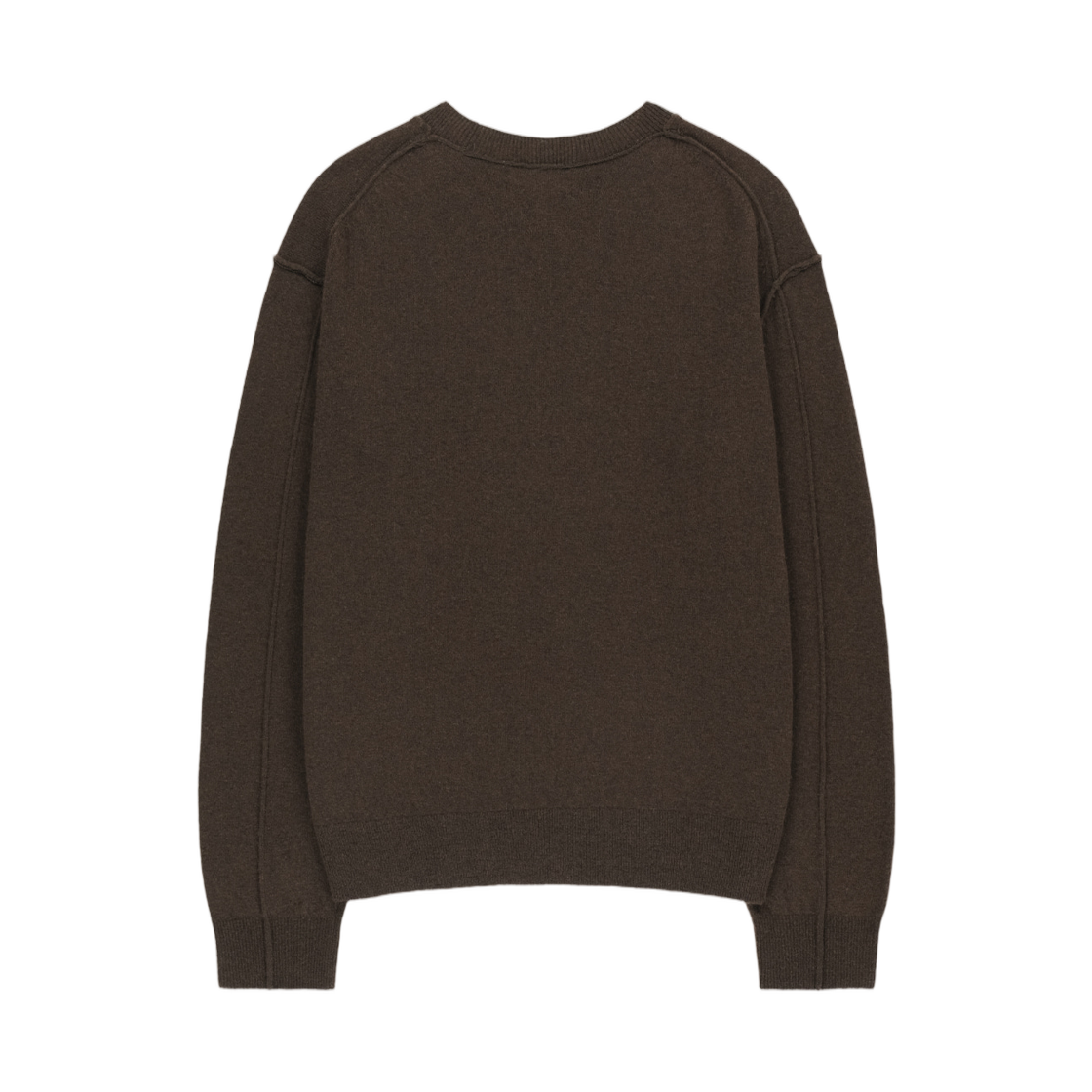 마뗑킴 캐시미어 블렌디드 패널 니트 풀오버 브라운(Matin Kim Cashmere Blended Panel Knit Pullover In Brown) - 2