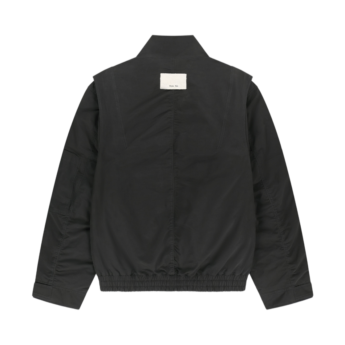 마뗑킴 버클 하이 넥 유틸리티 점퍼 차콜(Matin Kim Buckle High Neck Utility Jumper In Charcoal) - 2