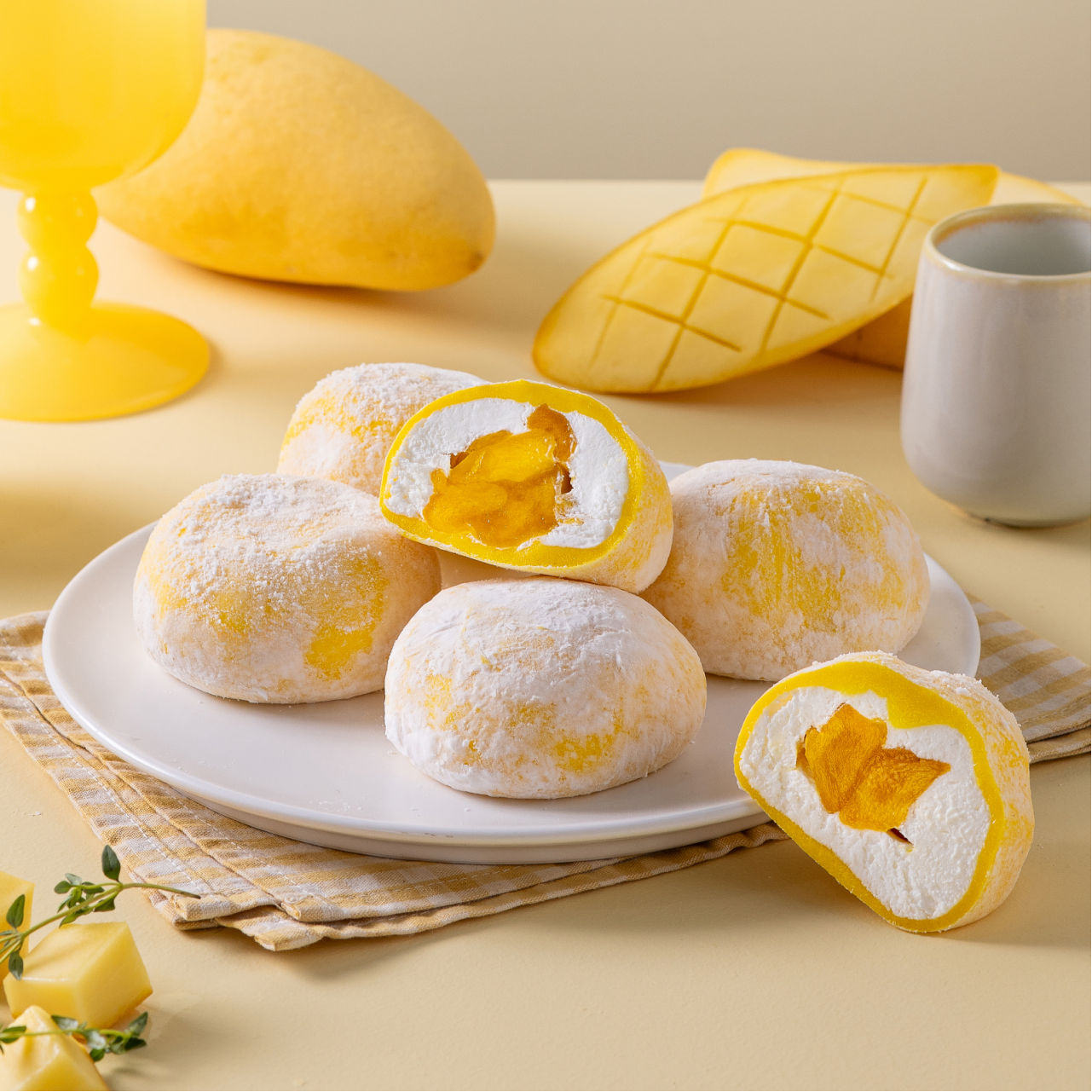 봄날엔 요거망고떡 (80g x 3ea)(Bomnal& Yogurt Mango Tteok (80g x 3ea)) - 2