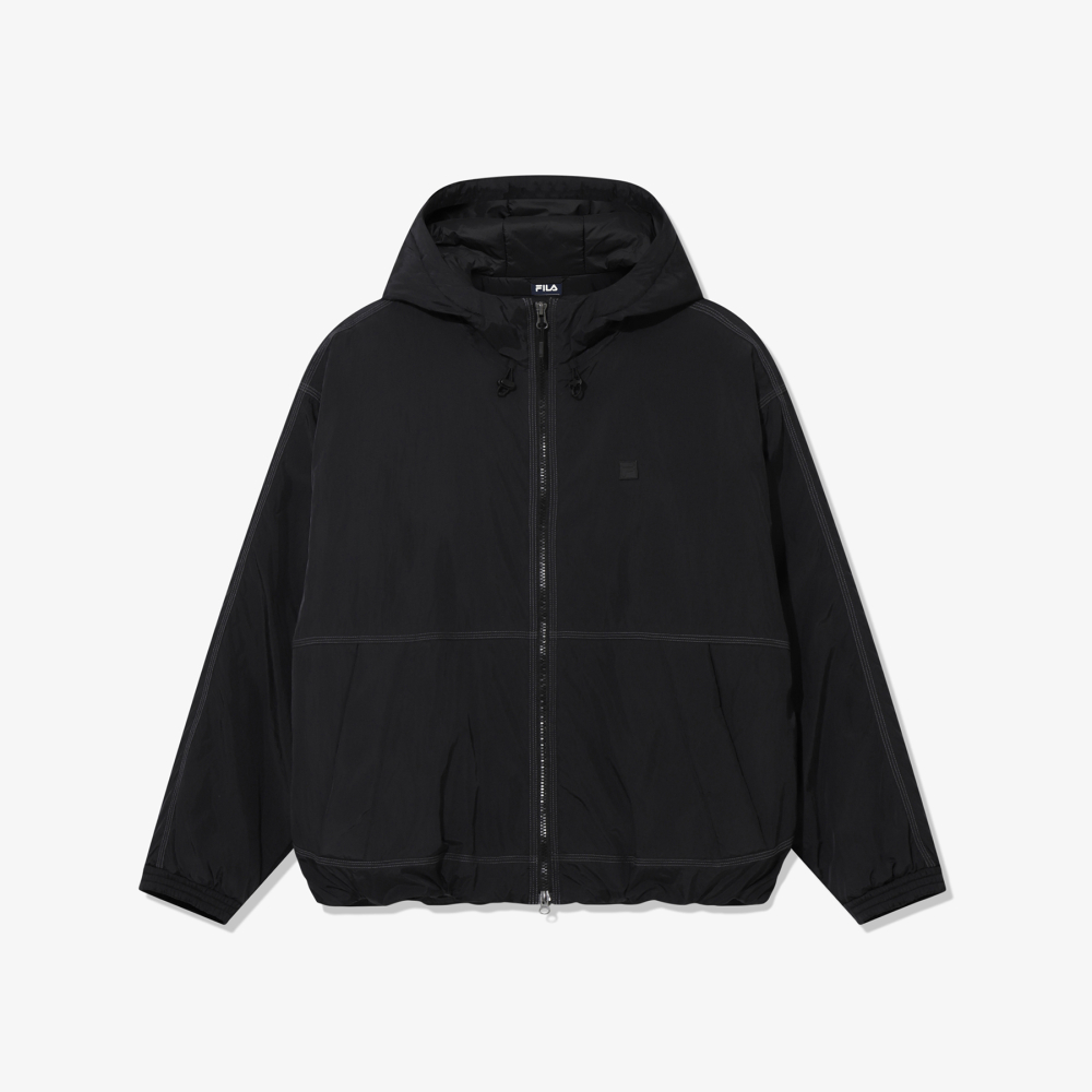 [5% 적립] 휠라 경량 후드 패딩 블랙([5% 적립] FILA Lightweight Hood Puffer Jacket Black) - 3