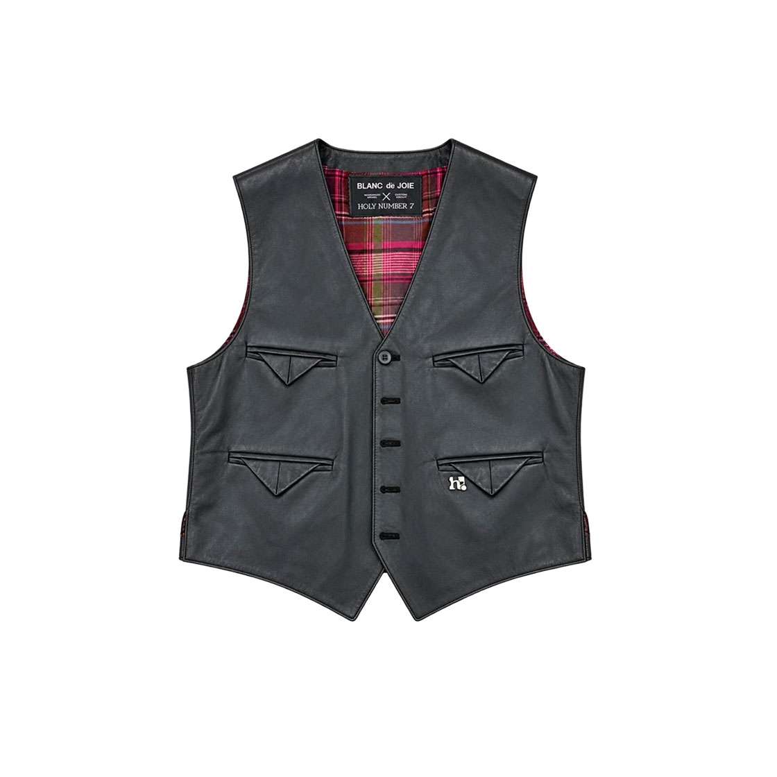 7VK2AA19WSB000 Holy Number 7 Holy Lambskin Pocket Point Vest