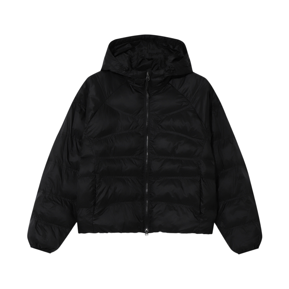 1100FS264JK01F002001 [5% 적립] FILA Quilted Hood Puffer Jacket Black