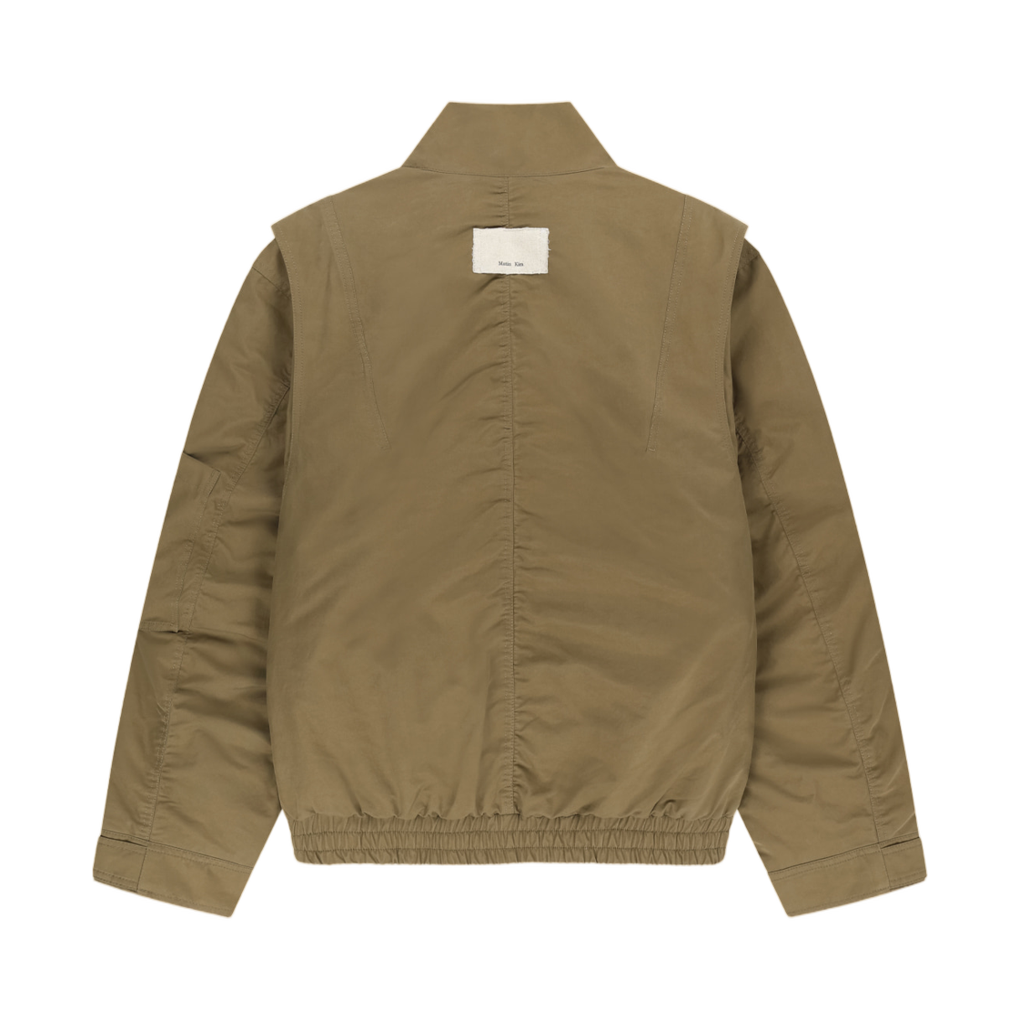 마뗑킴 버클 하이 넥 유틸리티 점퍼 카키(Matin Kim Buckle High Neck Utility Jumper In Khaki) - 2
