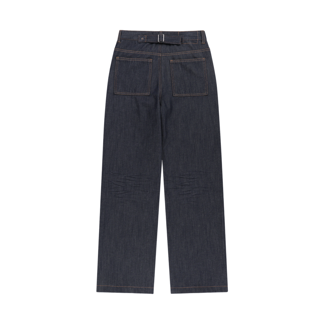 (W) 마뗑킴 스커트 오버레이 데님 팬츠 다크 네이비((W) Matin Kim Skirt Overlay Denim Pants In Dark Navy) - 2