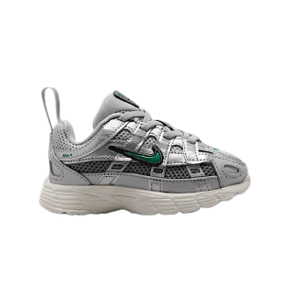 IO4646-021 (TD) Nike P-6000 Grey Fog Metallic Silver