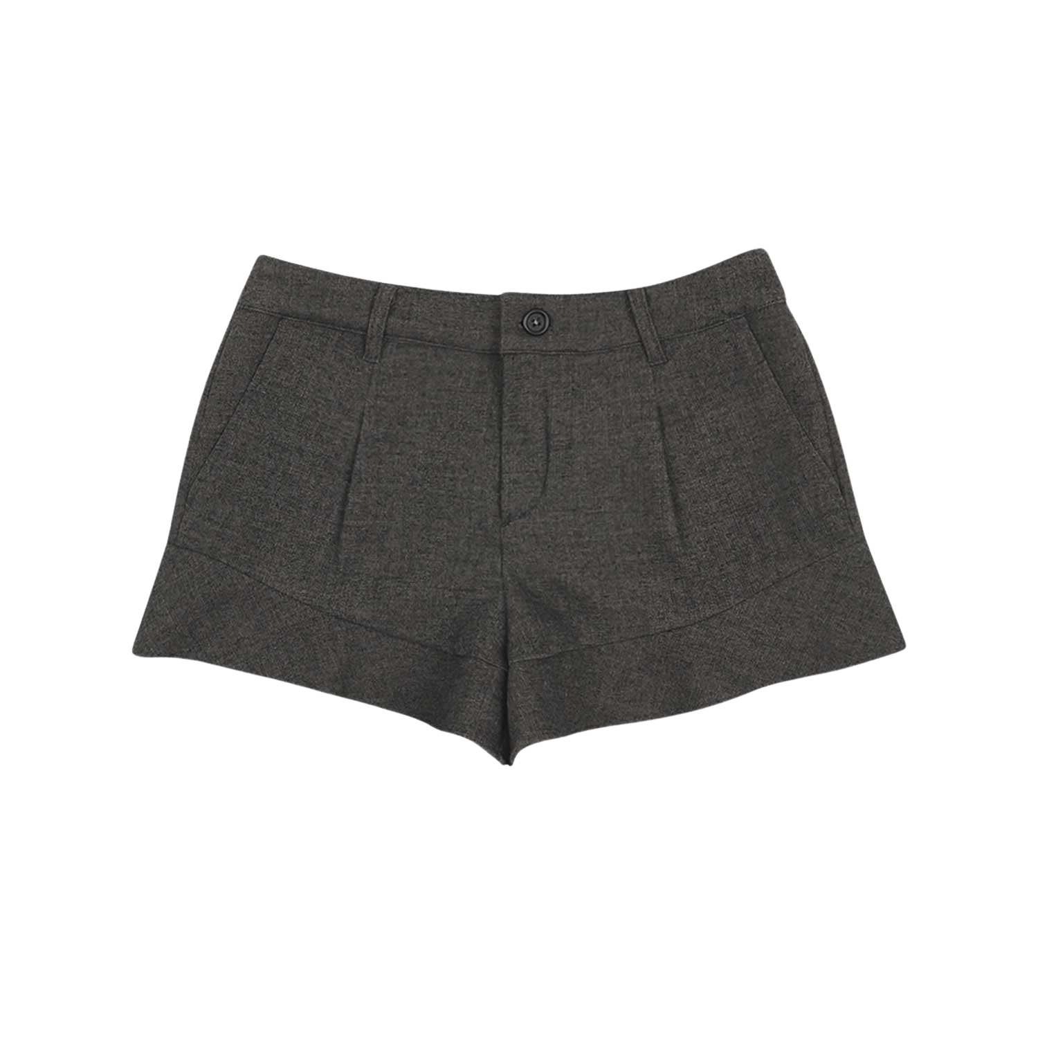 사파리스팟 프릴 울 숏 팬츠 브라운(Safarispot Frill Wool Short Pants Brown)