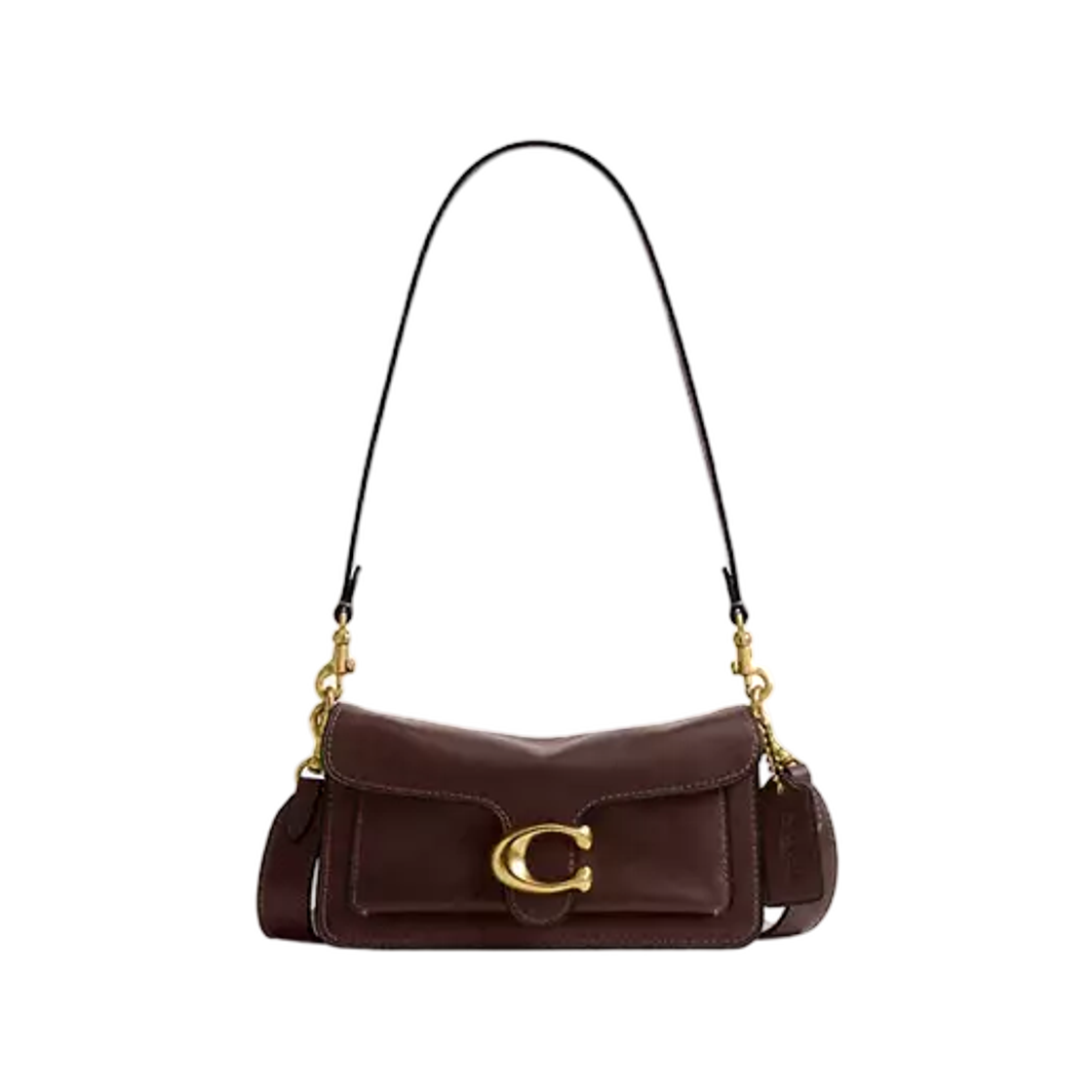 CFQ98-B4MPL Coach Soft Tabby Shoulder Bag 20 Brass Maple