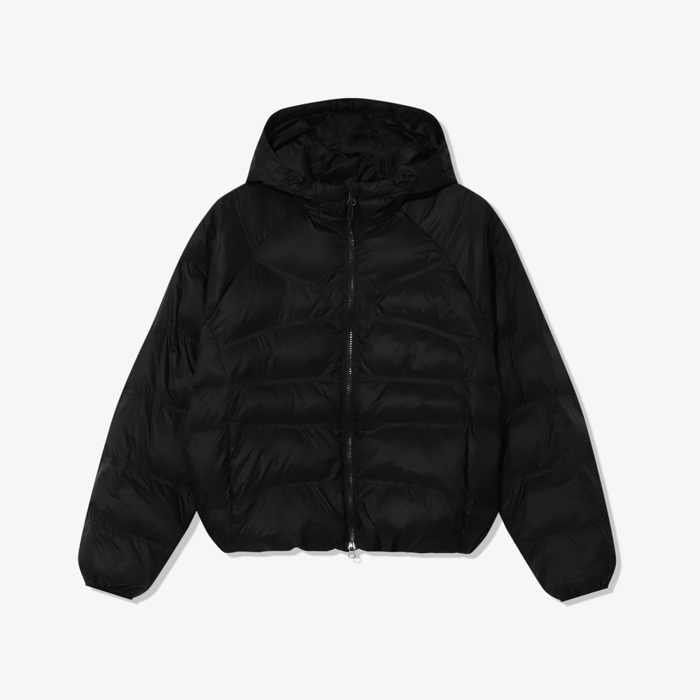 [5% 적립] 휠라 퀼팅 후드 패딩 블랙([5% 적립] FILA Quilted Hood Puffer Jacket Black) - 3