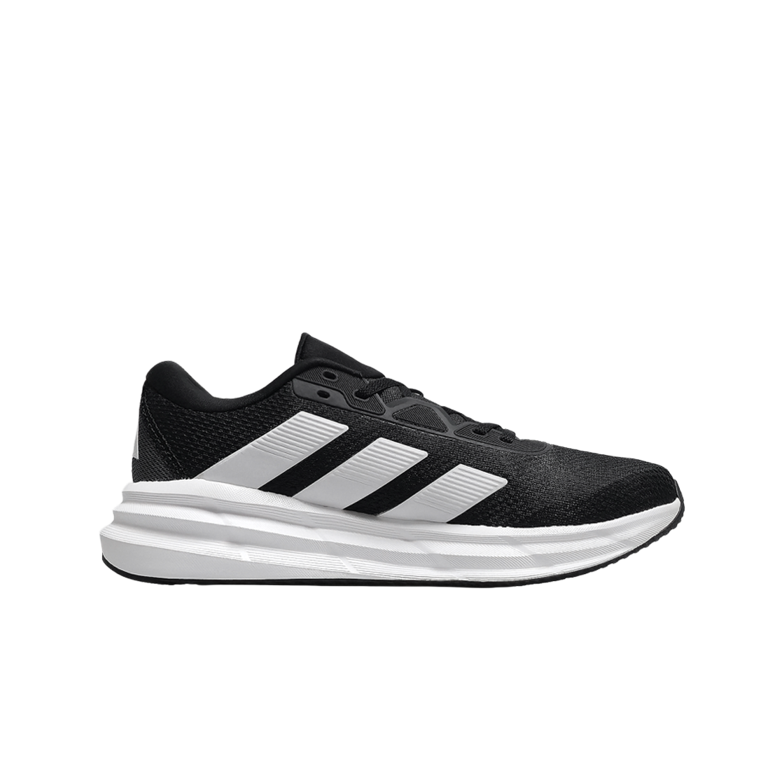 ID8760 Adidas Galaxy 7 Running Core Black Cloud White