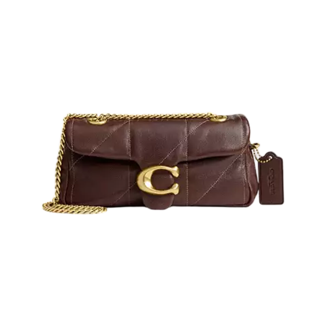 CFR07-B4MPL Coach Tabby Shoulder Bag 20 with Quilting Brass Maple