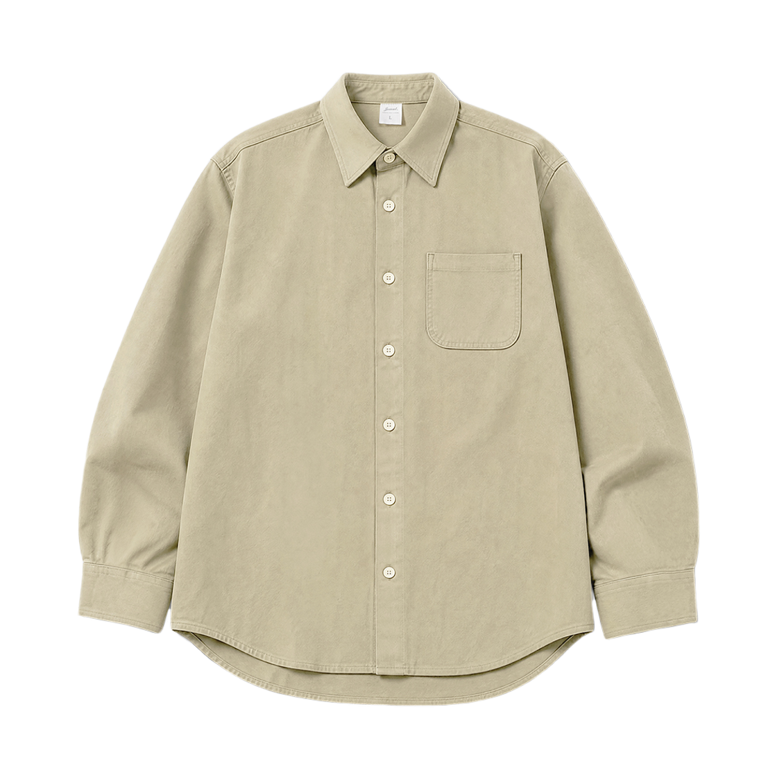 ISLS2720_greige_29 JEMUT Weld Heavy Cotton Shirt Greige ISLS2720
