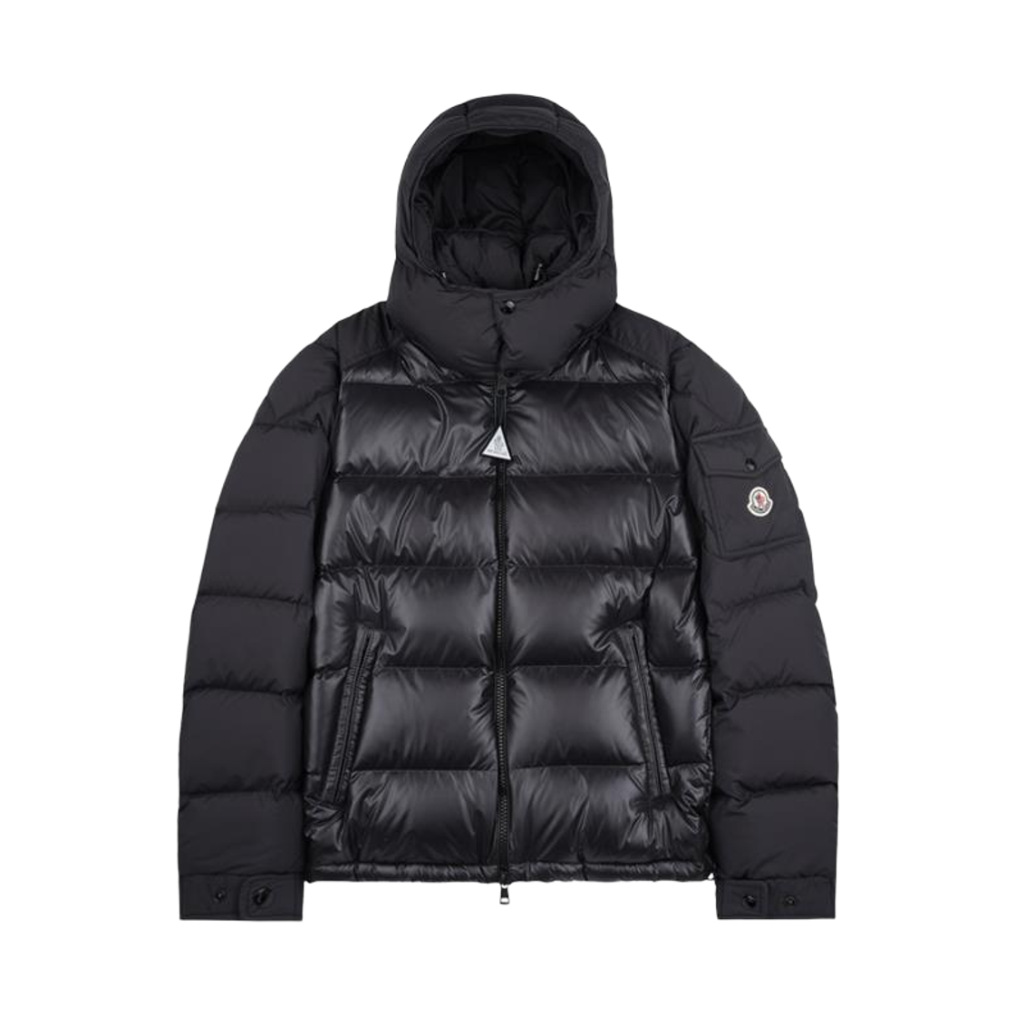 1A00138 597YX 999 [15% 쿠폰] Moncler Maya Hooded Short Down Jacket Black