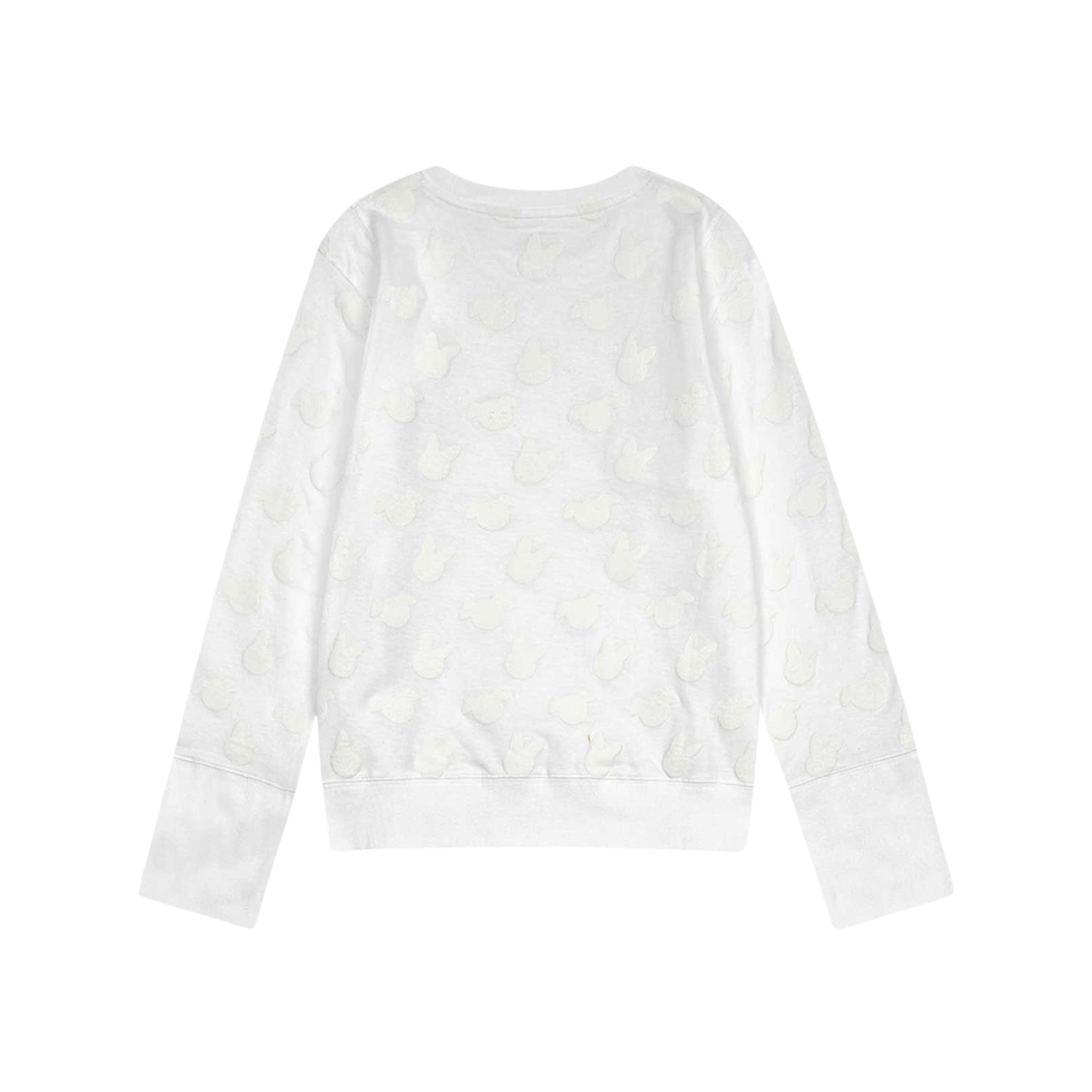사파리스핏 애니멀 패턴 스웻셔츠 화이트(Safarispot Animal Pattern Sweat Shirt White) - 2