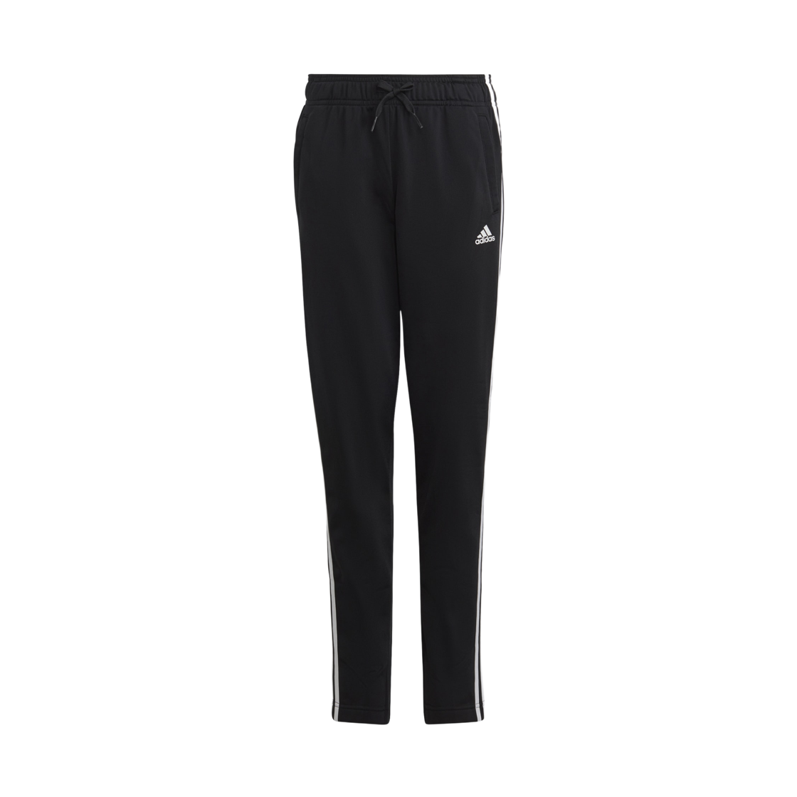 (키즈) 아디다스 에센셜 삼선 트랙수트 블랙 화이트 - KR 사이즈((Kids) Adidas Essentials 3-Stripes Tracksuit Black White - KR Sizing) - 3
