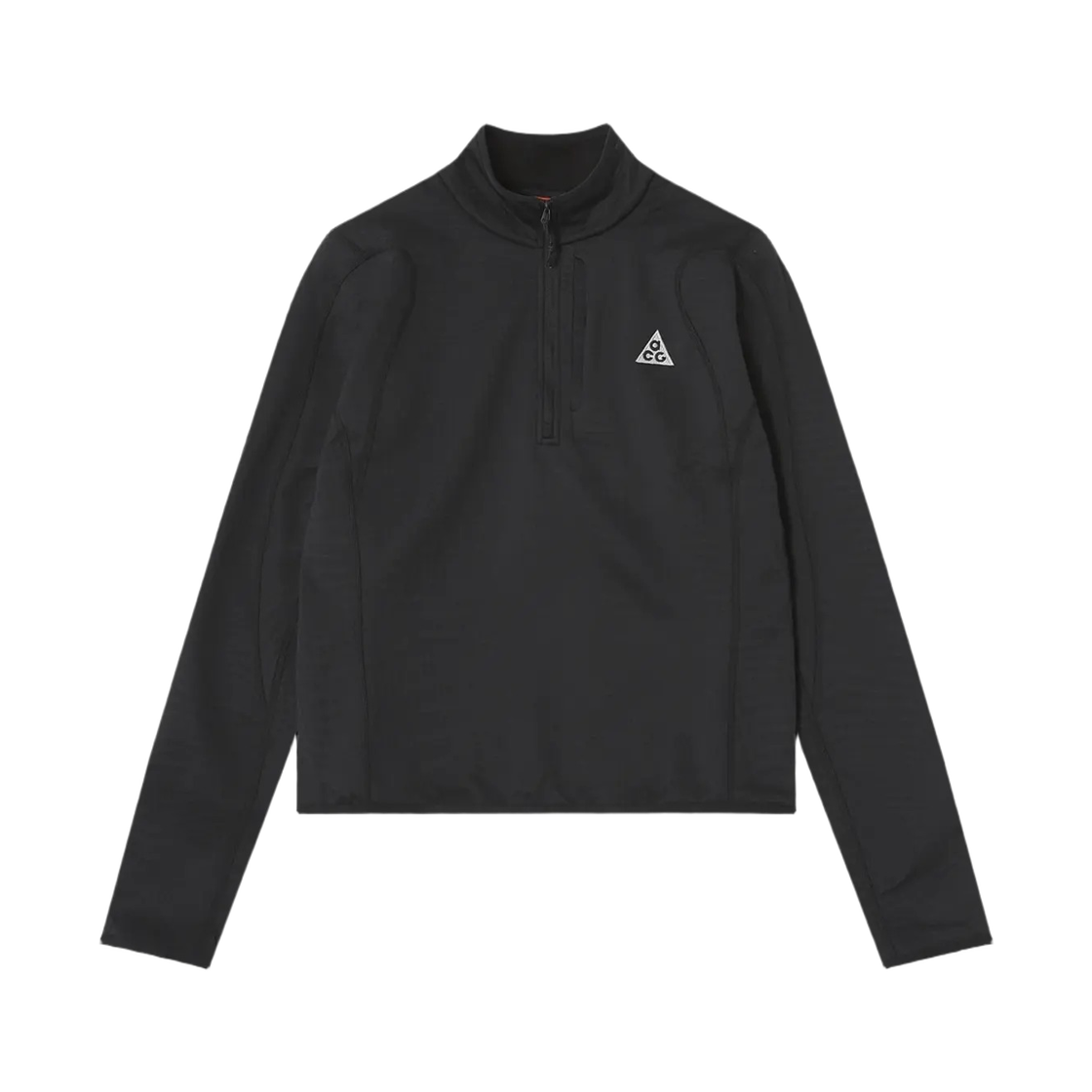 IO4472-010 (W) Nike ACG Wolf Grid Therma-Fit Half Zip Hiking Top Black Summit White - Asia
