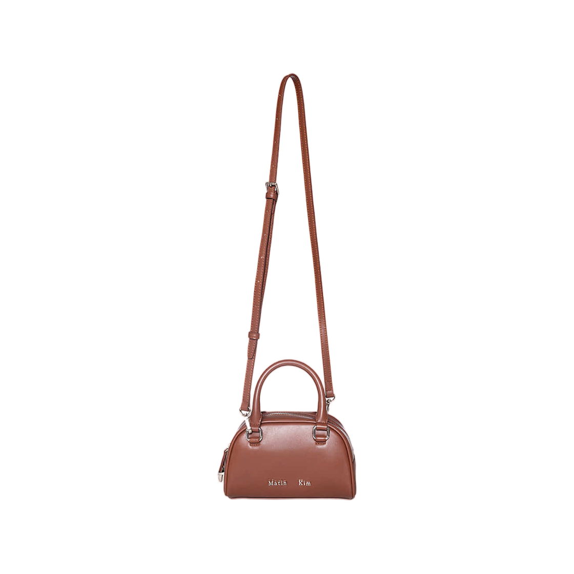 MK269OBG075MBR Matin Kim Halfmoon Baby Bowling Bag In Brown