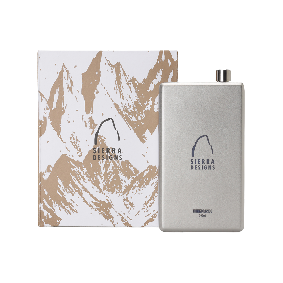 시에라디자인 모조 티타늄 힙 플라스크 200 실버(SIERRA DESIGNS MOJO Titanium Hip Flask 200 Silver)