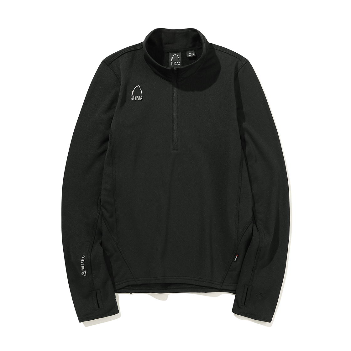 N6322SRL91BLK SIERRA DESIGNS W MANDENHALL Polartec Power Grid Half-Zip Slim Fit Black