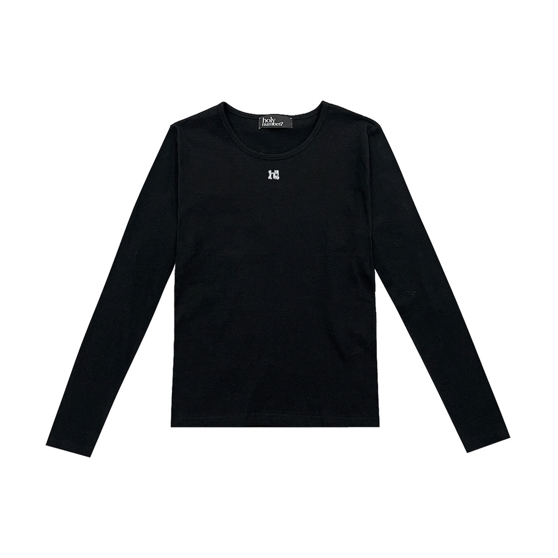 7TS2FA01WBB000 Holy Number 7 Point Symbol Black Long Sleeve