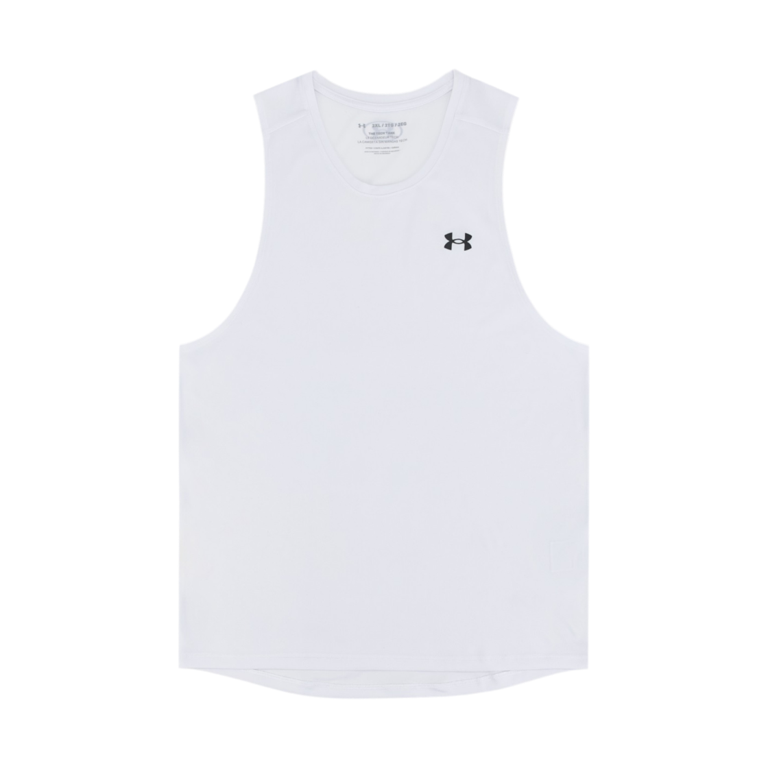 1382795-100 Under Armour Tech Tank White Black