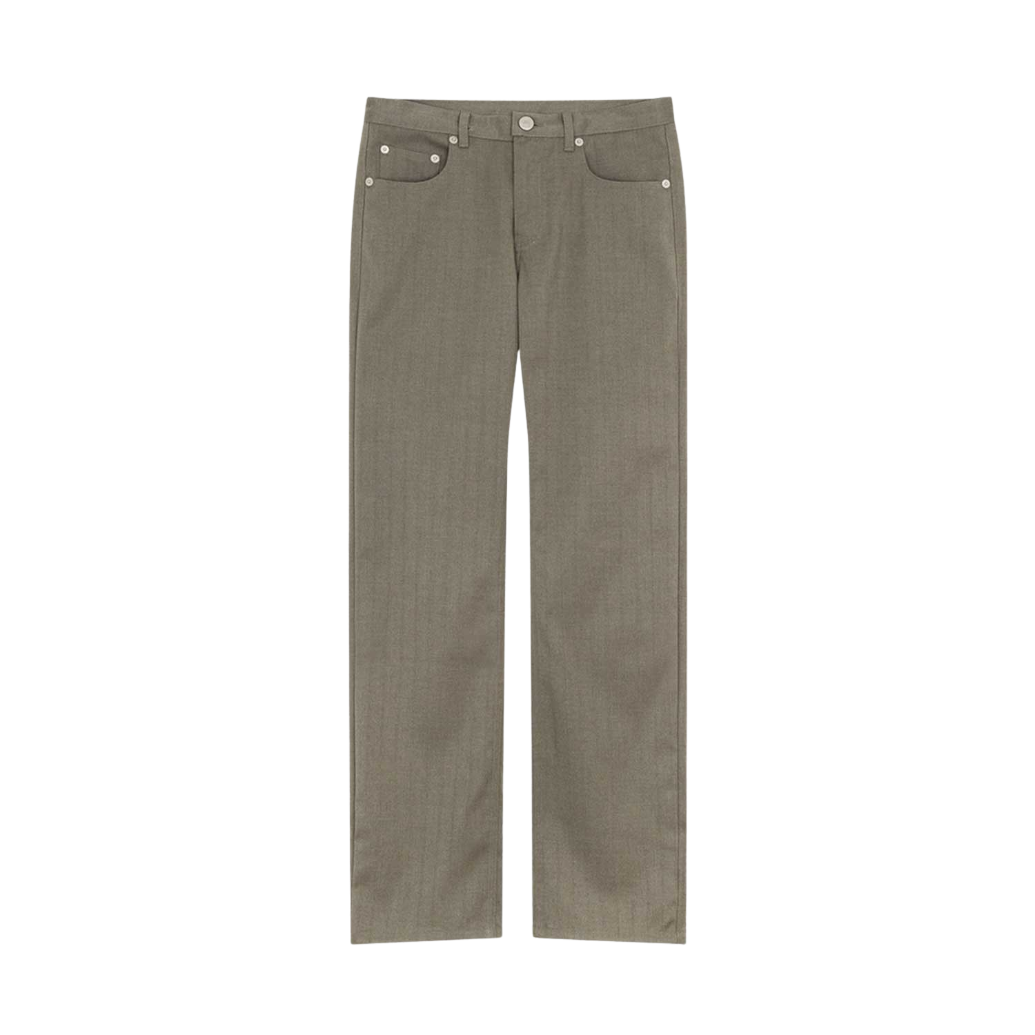 SCGFW23WWP020BRW Safarispot Slim Fit Harringbone Pants Brown