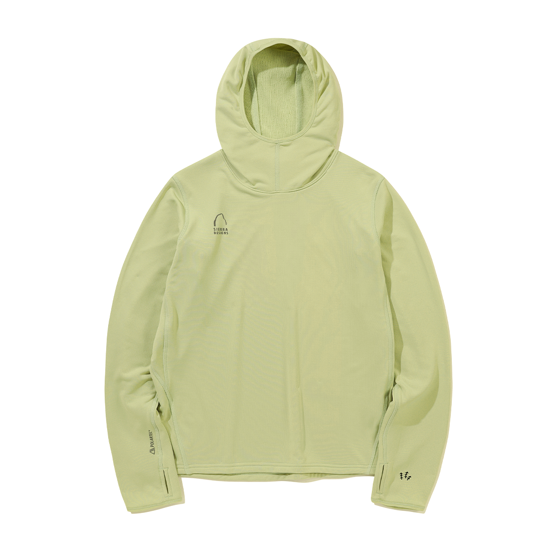 N6322SHD92SGN SIERRA DESIGNS W MANDENHALL Polartec Power Grid Hoodie Slim Fit Sage Green
