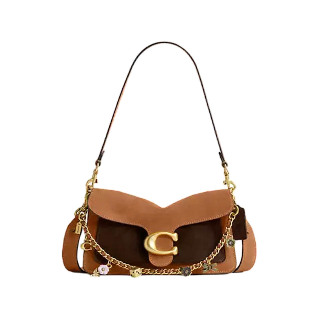 CGV20-B4LJN Coach Tabby Shoulder Bag 26 Inspired By Lilas Brass Caramel Multi