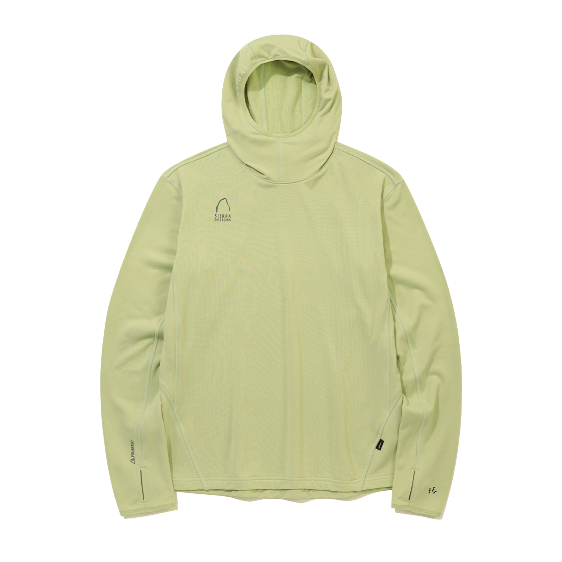 N6321SHD92SGN SIERRA DESIGNS MANDENHALL Polartec Power Grid Hoodie Slim Fit Sage Green