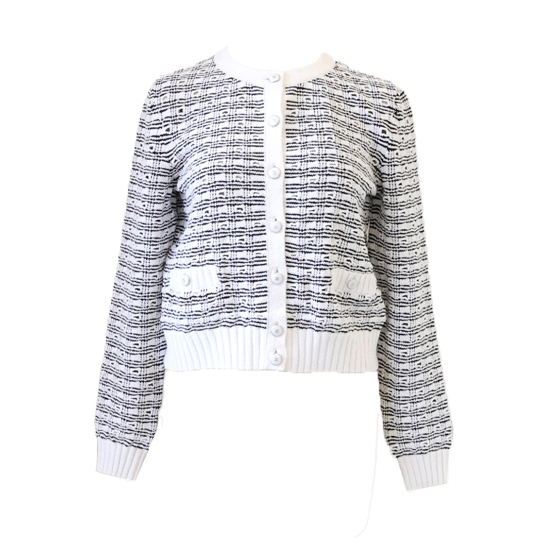 ITWI53HKU7LD Chanel Punched Cardigan